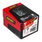 Screw for wood Rocket with countersunk Torx (star) head, zinc-plated steel, full thread - Box of 500