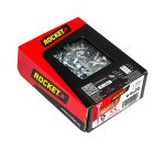 Vis Rocket tête fraisée étoile acier zingué, filetage total Ø 4 x L 20 mm - Boîte de 500