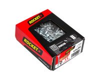 Vis Rocket tête fraisée étoile acier zingué, filetage total Ø 4 x L 20 mm - Boîte de 500