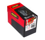 Vis Rocket tête fraisée étoile acier zingué, filetage partiel Ø 4 x L 60/35 mm - Boîte de 500
