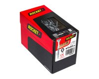 Vis Rocket tête fraisée étoile acier zingué, filetage partiel Ø 4 x L 60/35 mm - Boîte de 500