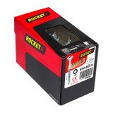 Vis Rocket tête fraisée étoile acier zingué, filetage partiel Ø 6 x L 60/35 mm - Boîte de 200