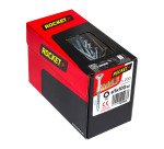 Vis à bois Rocket tête fraisée Torx (étoile) acier zingué, filetage partiel