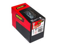 Vis Rocket tête fraisée étoile acier zingué, filetage partiel Ø 5 x L 100/60 mm - Boîte de 200