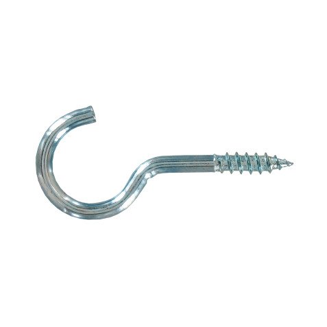 Crochet à vis acier zingué