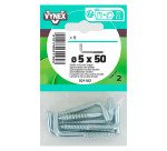 Gond à vis acier zingué