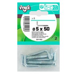 <strong>Zinc-plated steel screw</strong>