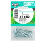 Gond à vis acier zingué