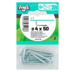 <strong>Zinc-plated steel screw</strong>