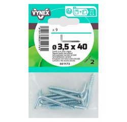 Gond à vis Stahl verzinkt