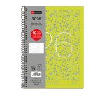 Agendas 18 meses Semana Vista Hojas 2025-2026 Miquelrius