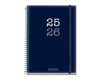 Agendas Escolar Dia Página Azul 2025-2026 Miquelrius