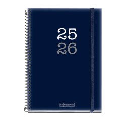 Agendas Escolar Semana Vista Azul 2025-2026 Miquelrius