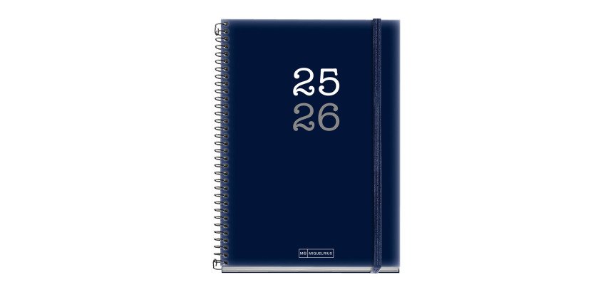 Agendas Escolar Dia Página Azul 2025-2026 Miquelrius