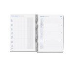 Agendas 18 meses Semana Vista Dots 2025-2026 Miquelrius