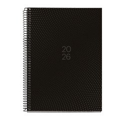 Agendas 18 meses Semana Vista Dots 2025-2026 Miquelrius