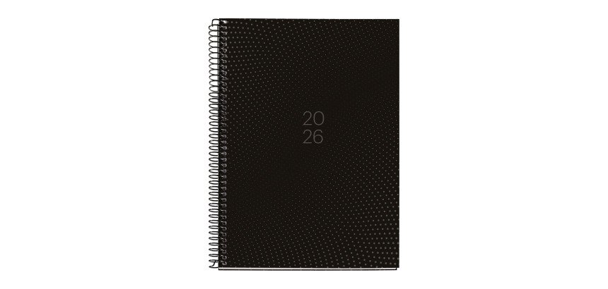 Agendas 18 meses Semana Vista Dots 2025-2026 Miquelrius