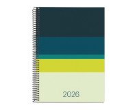 Agendas 18 meses Semana Vista Horizon 2025-2026 Miquelrius