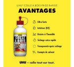 Colle à bois Express D2, sans solvant, 75 g en flacon