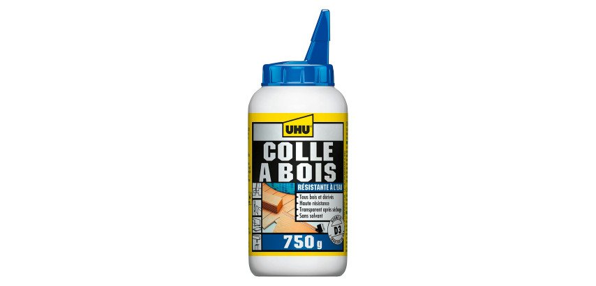 Colle à bois résistante à l'eau D3 UHU