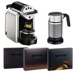 Machine à café à capsule professionnelle Nespresso Professionnel Zenius + 3 boîtes de 50 capsules + pack SAV Essentiel 1 an OFFERT
