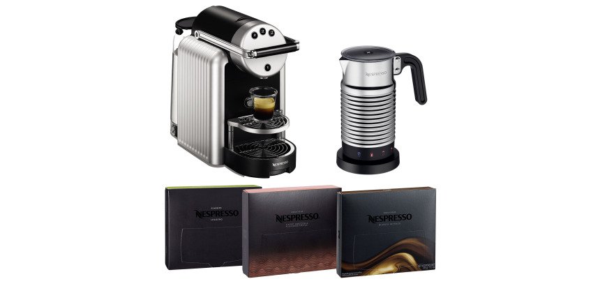 Machine à café à capsule professionnelle Nespresso Professionnel Zenius + 3 boîtes de 50 capsules + pack SAV Essentiel 1 an OFFERT