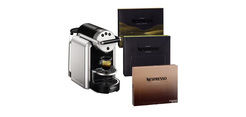 Machine à café à capsule professionnelle Nespresso Professionnel Zenius + 3 boîtes de 50 capsules + pack SAV Essentiel 1 an OFFERT