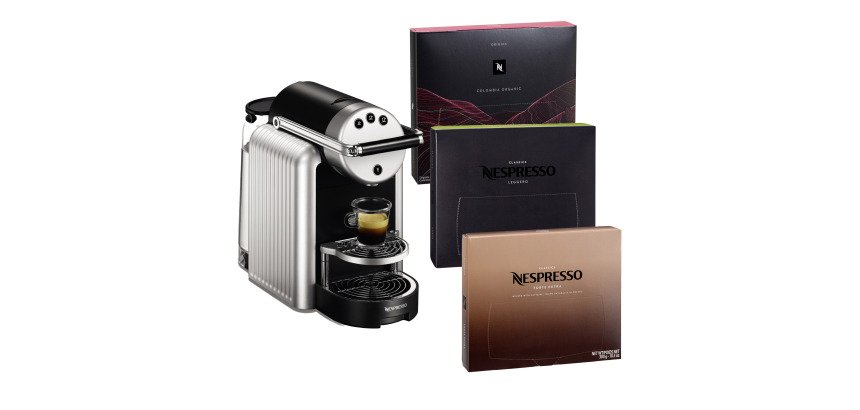 Machine à café à capsule professionnelle Nespresso Professionnel Zenius + 3 boîtes de 50 capsules + pack SAV Essentiel 1 an OFFERT