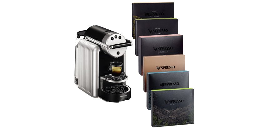 Machine à café à capsule professionnelle Nespresso Professionnel Zenius + 6 boîtes de 50 capsules + pack SAV Essentiel 1 an OFFERT