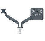 Braccio per laptop Ergo doppio per monitor & laptop