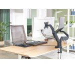 Braccio per laptop Ergo doppio per monitor & laptop
