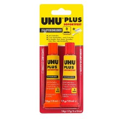 colle a 2 composants PLUS SOFORTFEST, tube de 35 g,