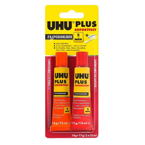 colle a 2 composants PLUS SOFORTFEST, tube de 35 g,