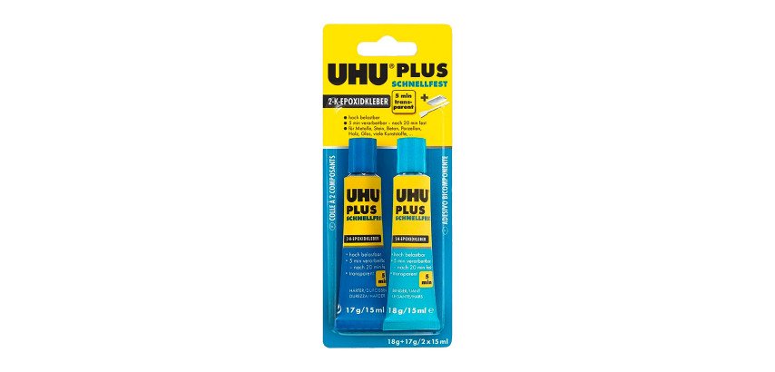 Colle à 2 composants plus adhérence rapide, tube de 35 g