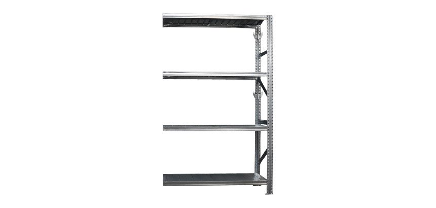 Scaffalatura 4 piani, 1200 x 2000, estensione