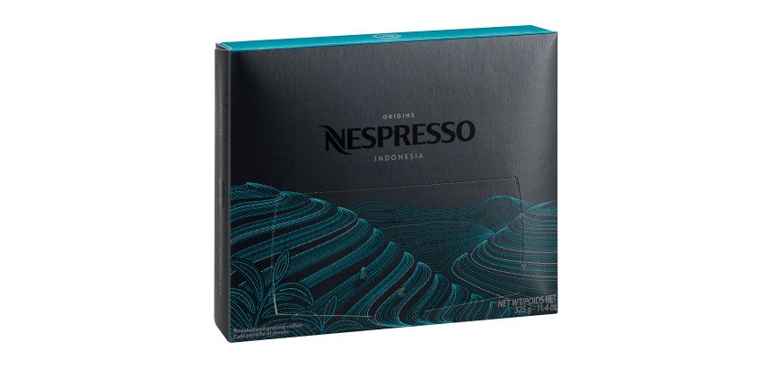 Pack 5 boîtes de 50 capsules de café Nesspresso Professionnel Indonesia FairTrade + 1 boîte OFFERTE