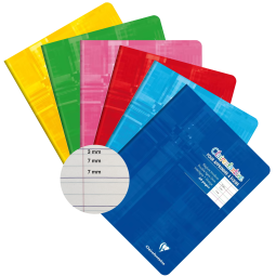 Staplebound notebook 170x220 dl 3mm i - assortment