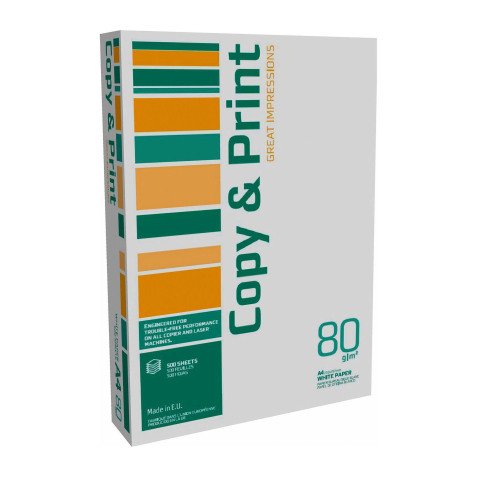 Carta A4 Copy & Print 80g risme da 500 fogli - Carta per stampa e fotocopie