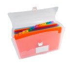 Trieur valisette polypropylène Exacompta Crystal 13 divisions