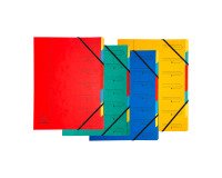 Kartenordner Exacompta, 7 Fächer, verschiedene Farben