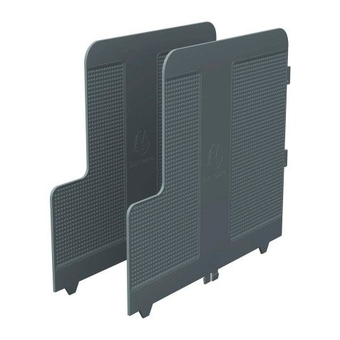Trieur vertical Exacompta Modulotop Ecoblack gris foncé - Lot de 2 intercalaires supplémentaires