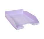 Lot de 4 corbeilles à courrier Exacompta Combo Midi Aquarel coloris pastel assortis