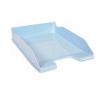 Lot de 4 corbeilles à courrier Exacompta Combo Midi Aquarel coloris pastel assortis