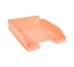 Lot de 4 corbeilles à courrier Exacompta Combo Midi Aquarel coloris pastel assortis