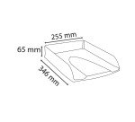 Lot de 4 corbeilles à courrier Exacompta Combo Styli Skandi coloris assortis