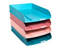 Set van 4 postbakjes Exacompta Combo Styli Skandi in diverse kleuren
