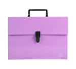 Trieur valisette à poignée Exacompta Aquarel 18 divisions coloris assortis