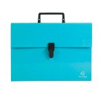 Trieur valisette à poignée Exacompta Aquarel 18 divisions coloris assortis