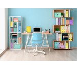 Trieur valisette à poignée Exacompta Aquarel 18 divisions coloris assortis