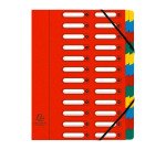 Trieur carte Exacompta Harmonika 24 divisions coloris assortis
